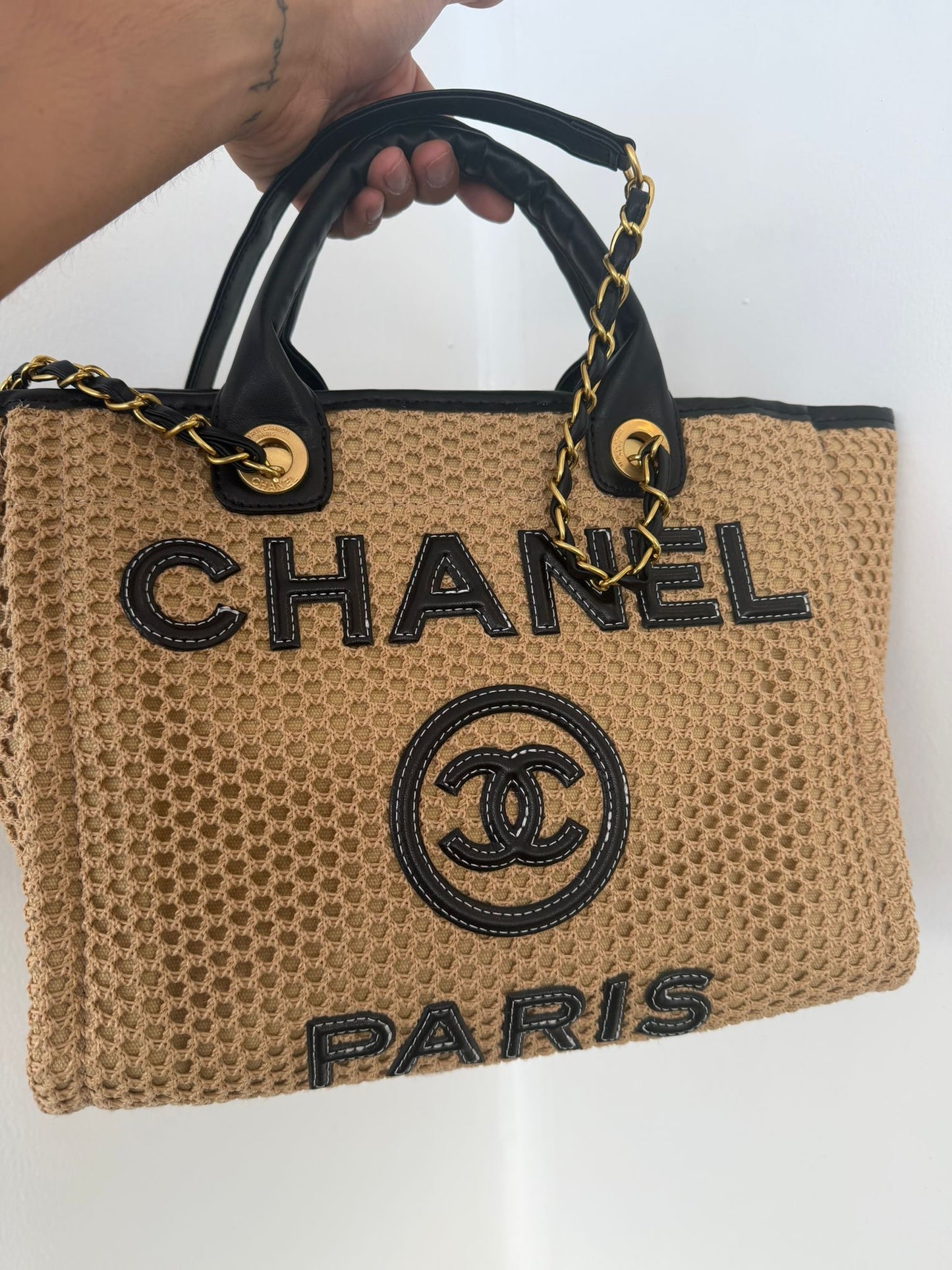Tote bag chanel beauty make up