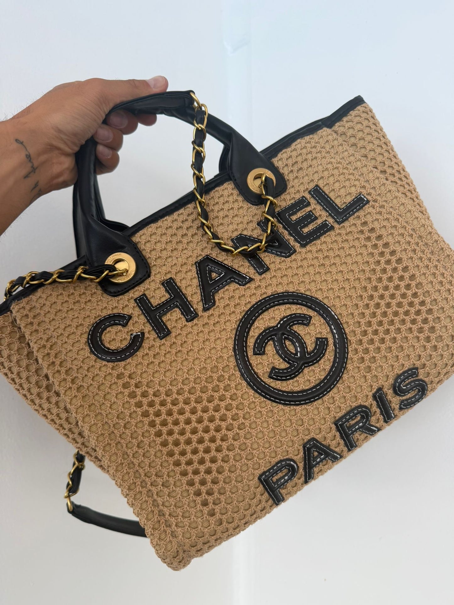 Tote bag chanel beauty make up