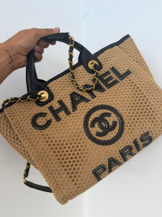 Tote bag chanel beauty make up