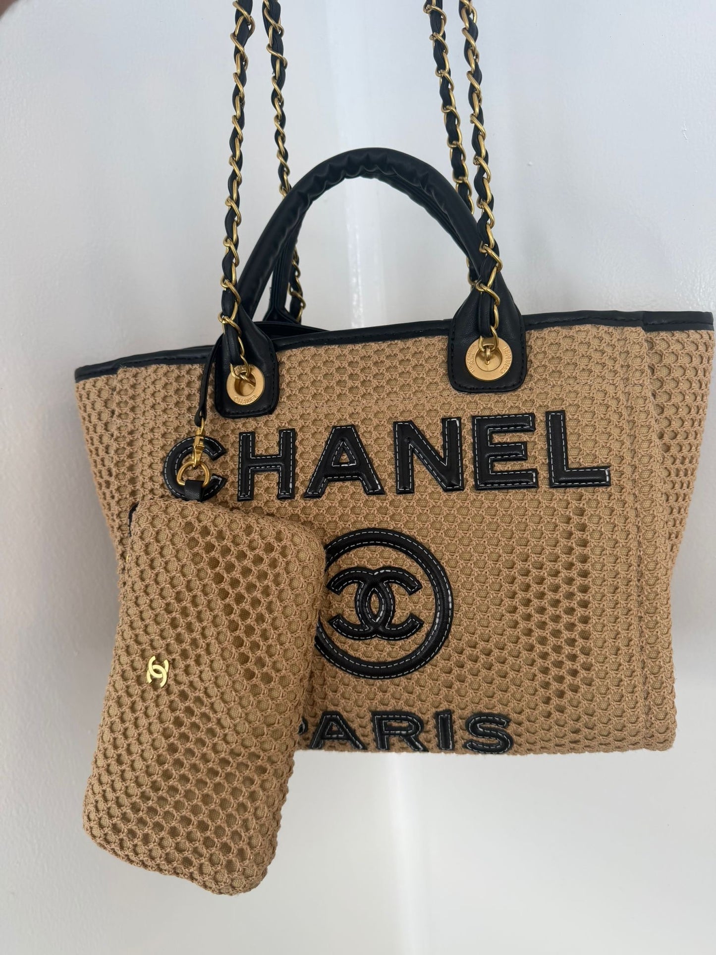 Tote bag chanel beauty make up